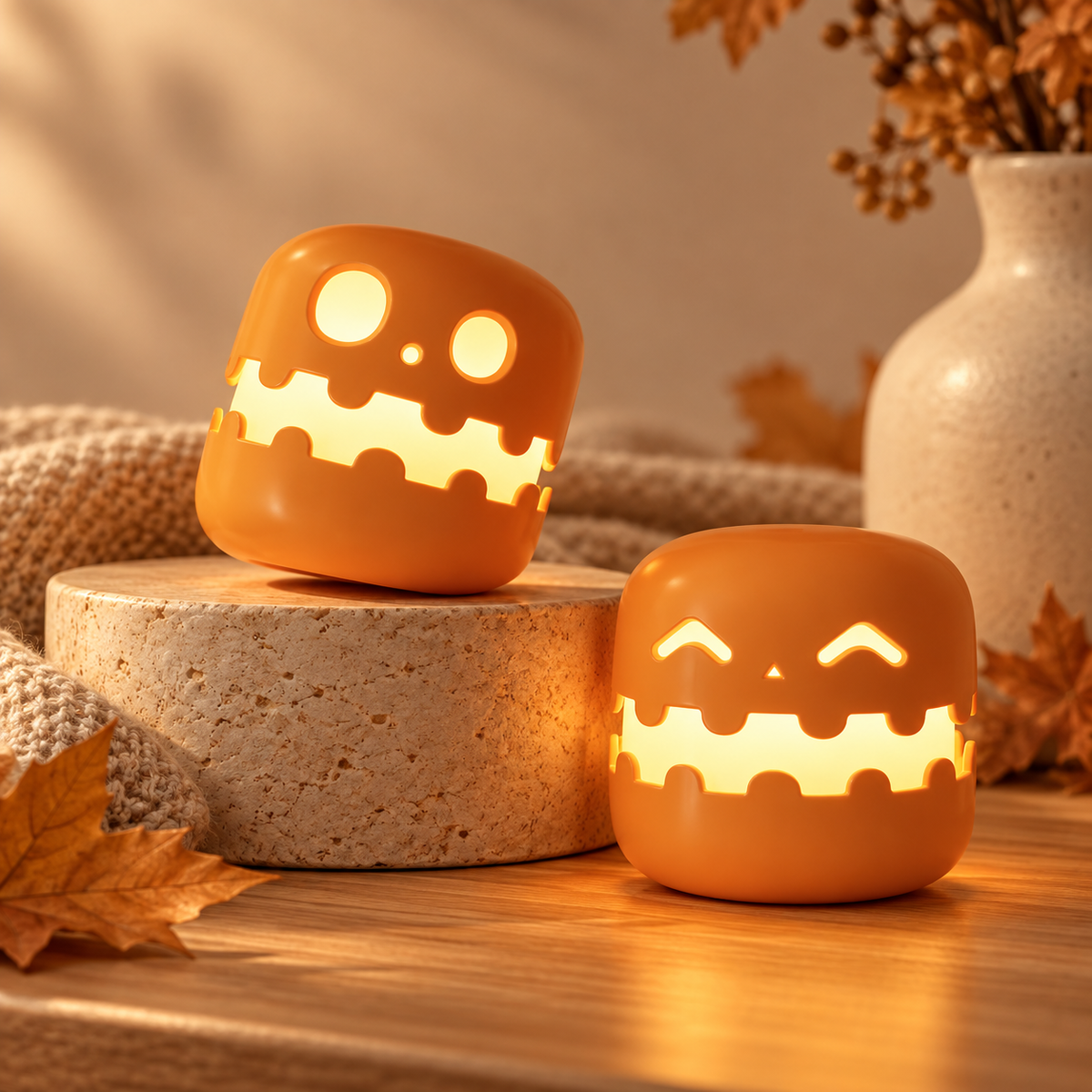 Grinkin LED Pumpkin Night Light