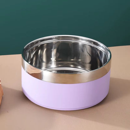 Custom Fashion Stainless Steel Dog Bowl Custom Logo Cat Bowls Eco-Friendly 32Oz Pet Food Bowl