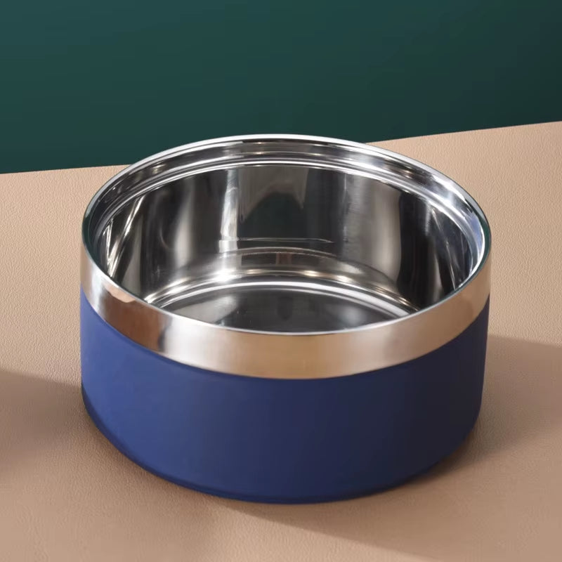 Custom Fashion Stainless Steel Dog Bowl Custom Logo Cat Bowls Eco-Friendly 32Oz Pet Food Bowl