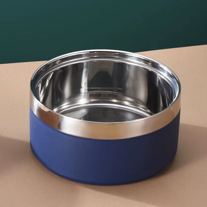 Custom Fashion Stainless Steel Dog Bowl Custom Logo Cat Bowls Eco-Friendly 32Oz Pet Food Bowl