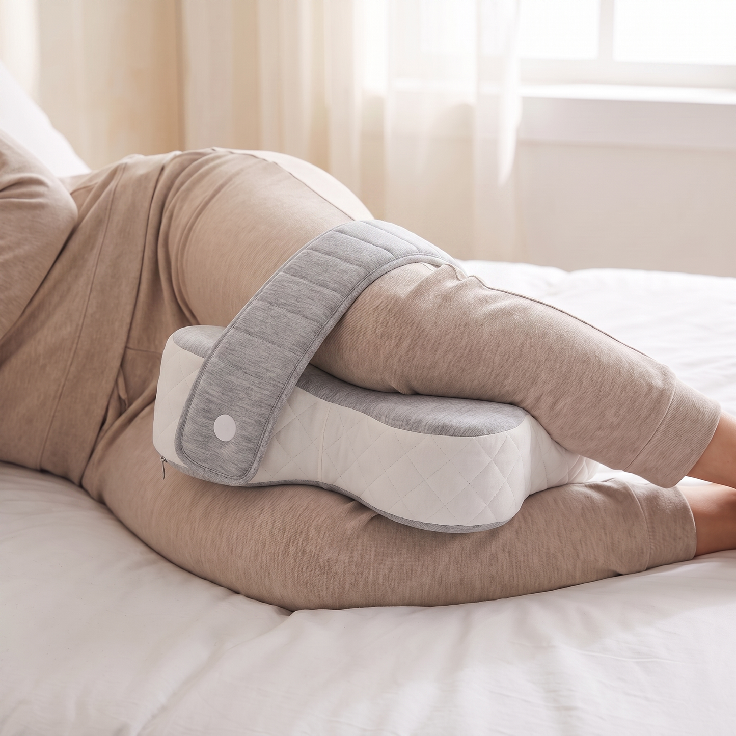 LunelaPro Knee Pillow for Side Sleepers