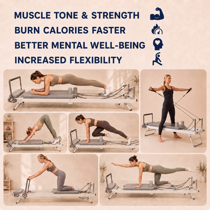 FlexReform™ - Foldable Pilates Reformer