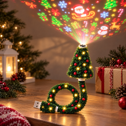 Christmas Tree USB Projector Light